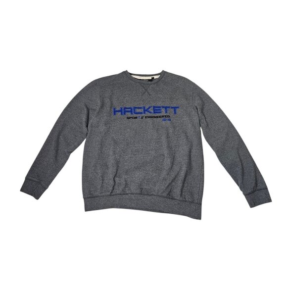 Aston Martin Racing Hackett Sweatshirt Sweater Shirt Embroidered Mens Large Gray - Picture 1 of 8